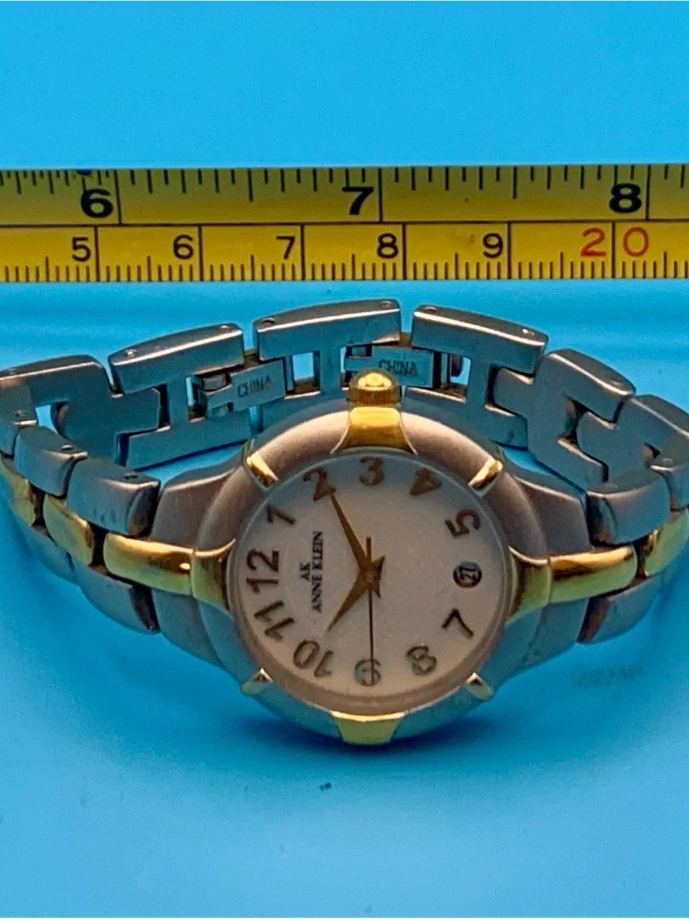 ANNE KLEIN 10/8471 Women’s Dress Quartz Wristwatch Date Display Working New Batt